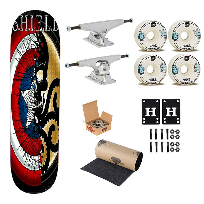 Shield X Hydra Marvel Skateboard Complete Board 8.0" X 31.75"