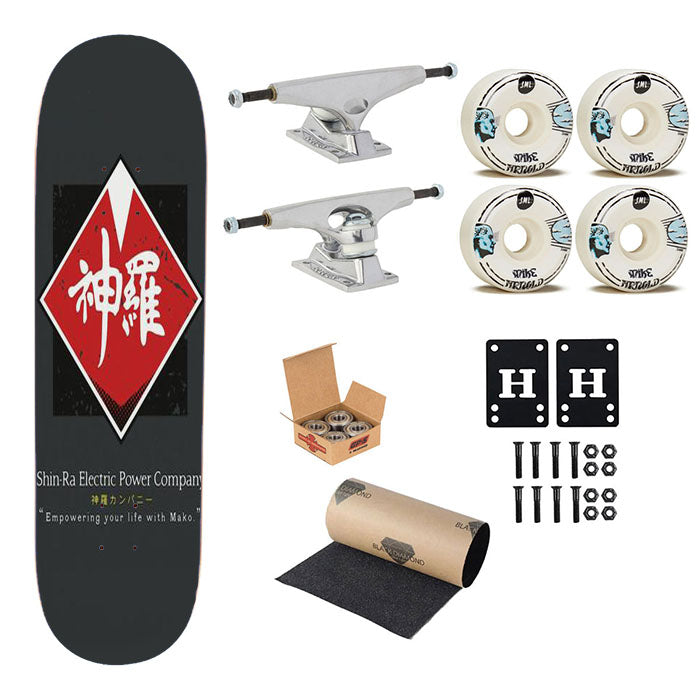 Shin Ra Company Final Fantasy Vii Skateboard Complete Board 8.0" X 31.75"