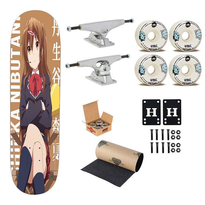 Shinka Nibutani Chuunibyou Demo Koi Ga Shitai! Anime Skateboard Complete Board 8.0" X 31.75"