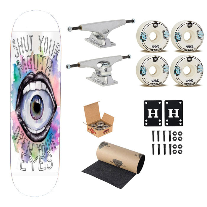 Shut You Mouth Skateboard Complete Board 8.0" X 31.75"