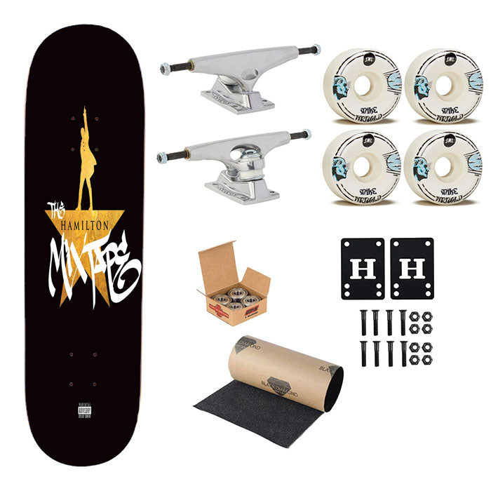 Sia Satisfied The Hamilton Mixtape Skateboard Complete Board 8.0" X 31.75"