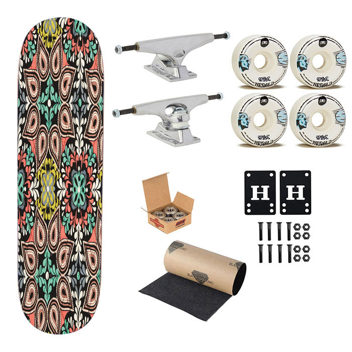 Sierra Vera Bradley Skateboard Complete Board 8.0" X 31.75"