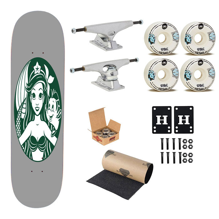 Sirenbucks By Ellador Skateboard Complete Board 8.0" X 31.75"