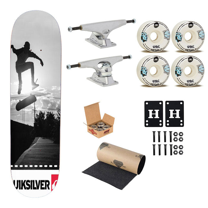 Skateboarder Quiksilver Skateboard Complete Board 8.0" X 31.75"
