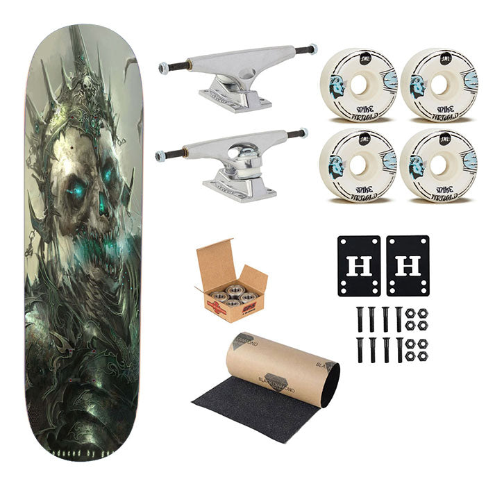 Skeleton King Skateboard Complete Board 8.0" X 31.75"