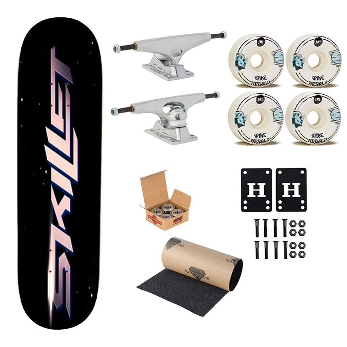 Skillet From Universe Design Skateboard Complete Board 8.0" X 31.75"
