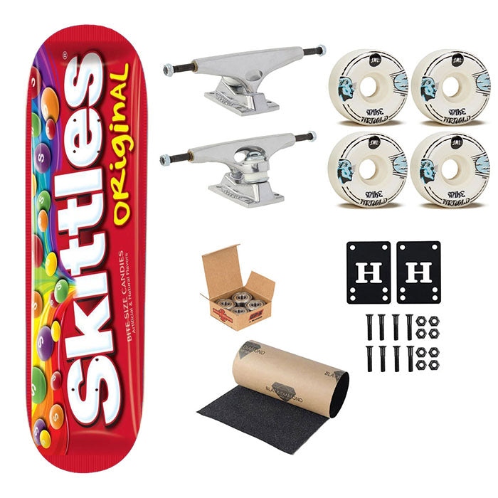 Skittles Original Skateboard Complete Board 8.0" X 31.75"