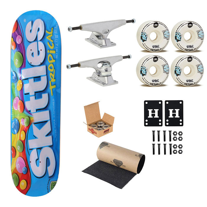 Skittles Tropical Skateboard Complete Board 8.0" X 31.75"