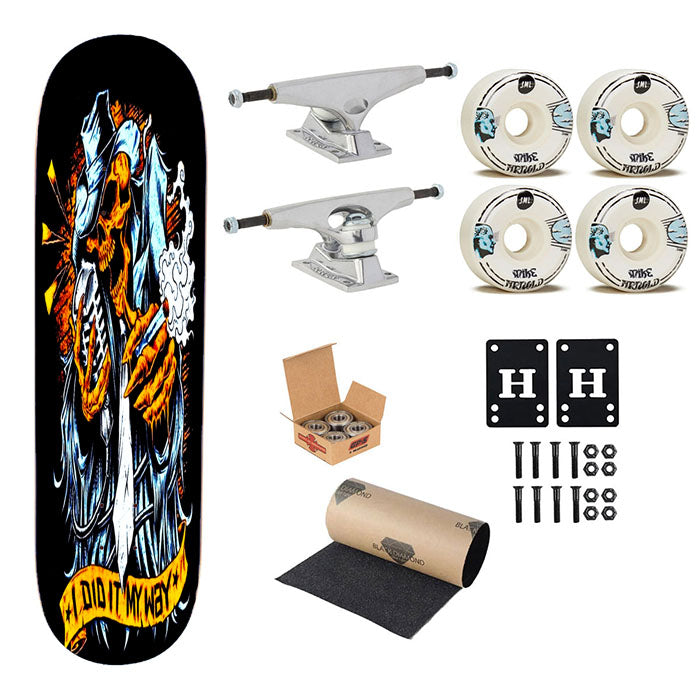 Skull My Way Skateboard Complete Board 8.0" X 31.75"