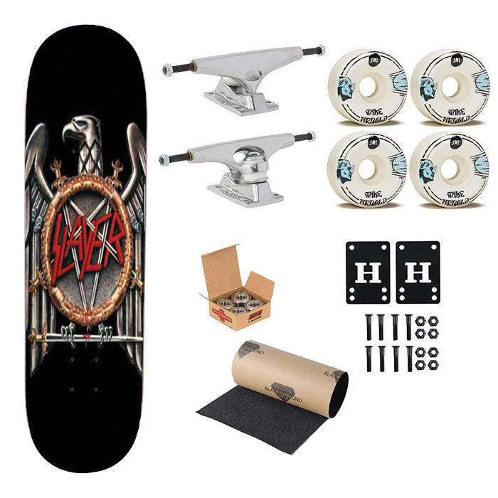 Slayer Eagle Logo Skateboard Complete Board 8.0" X 31.75"