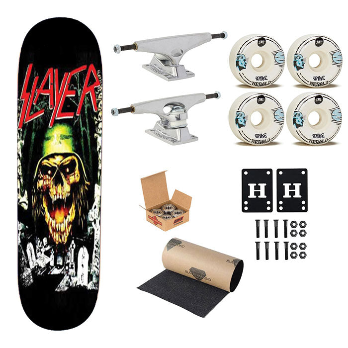 Slayer Helmet Skateboard Complete Board 8.0" X 31.75"