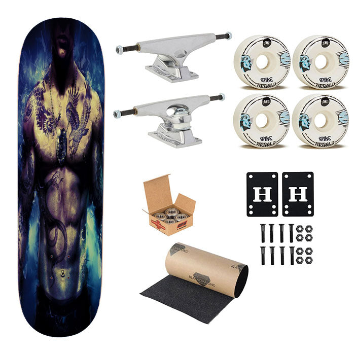 Sleeping Dogs Skateboard Complete Board 8.0" X 31.75"