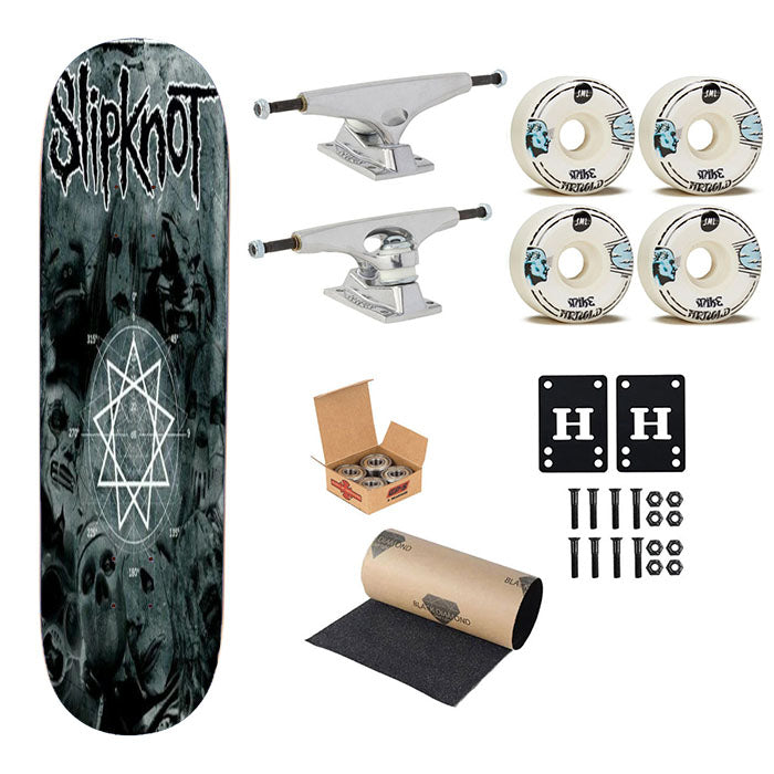 Slipknot Logo Poster Skateboard Complete Board 8.0" X 31.75"