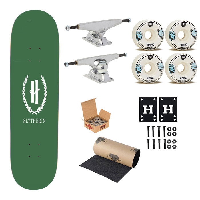Slytherin Skateboard Complete Board 8.0" X 31.75"