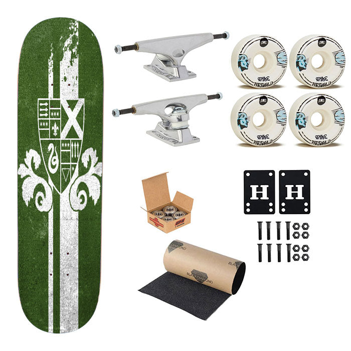 Slytherin Crest Skateboard Complete Board 8.0" X 31.75"