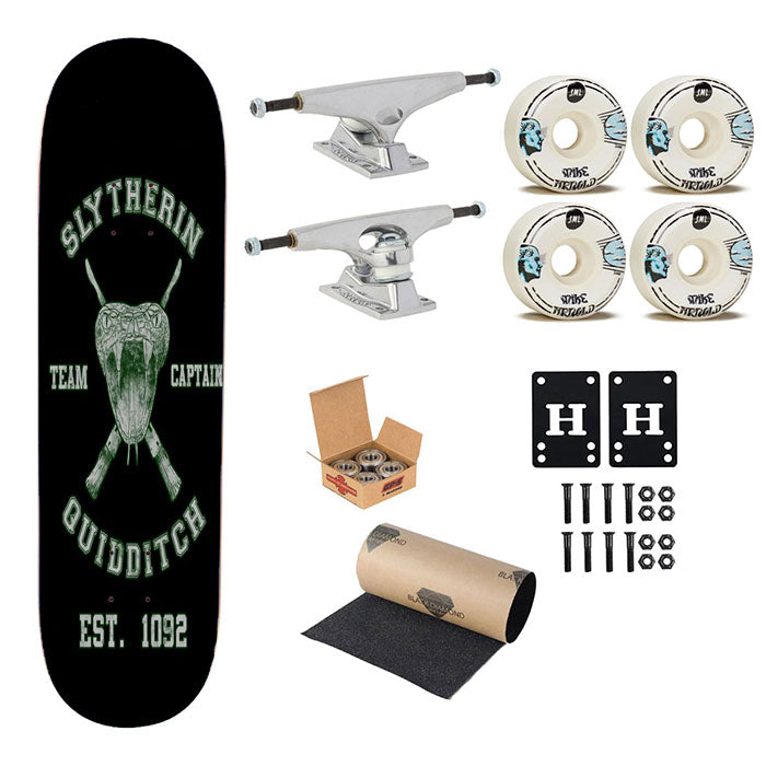 Slytherin Team Captain Quidditch Skateboard Complete Board 8.0" X 31.75"