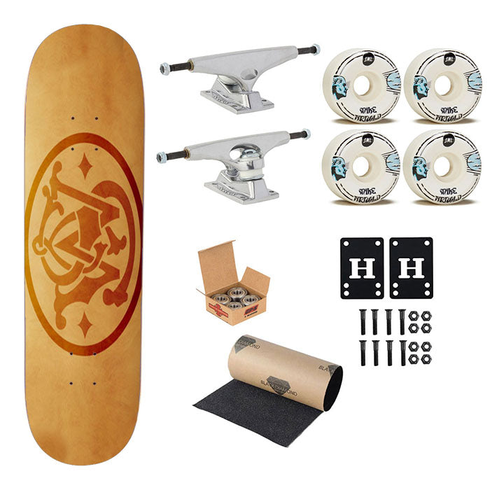 Smith And Wesson Logo Skateboard Complete Board 8.0" X 31.75"