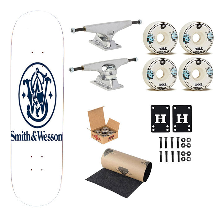 Smith And Wesson New Skateboard Complete Board 8.0" X 31.75"
