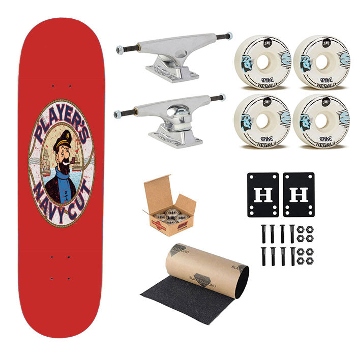Smoking Haddock Skateboard Complete Board 8.0" X 31.75"