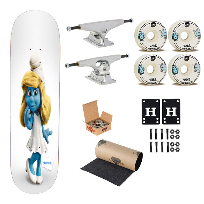 Smurfs Smurfette Skateboard Complete Board 8.0" X 31.75"