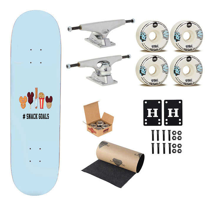 Snack Goals Skateboard Complete Board 8.0" X 31.75"