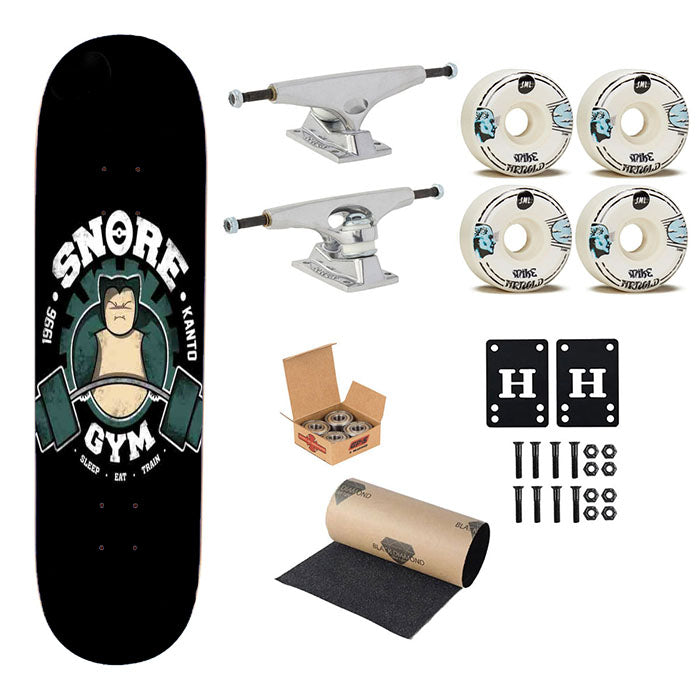 Snore Gym Skateboard Complete Board 8.0" X 31.75"