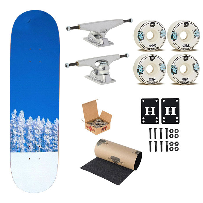 Snow White And Tree Skateboard Complete Board 8.0" X 31.75"