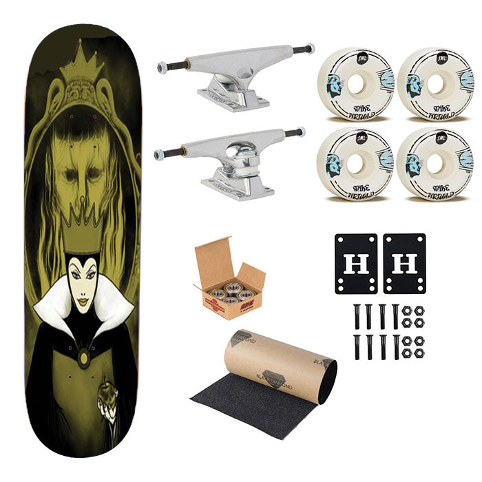 Snow White Evil Queen Mirror Skateboard Complete Board 8.0" X 31.75"