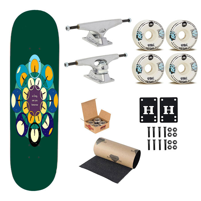 So Long See You Tomorrow Skateboard Complete Board 8.0" X 31.75"