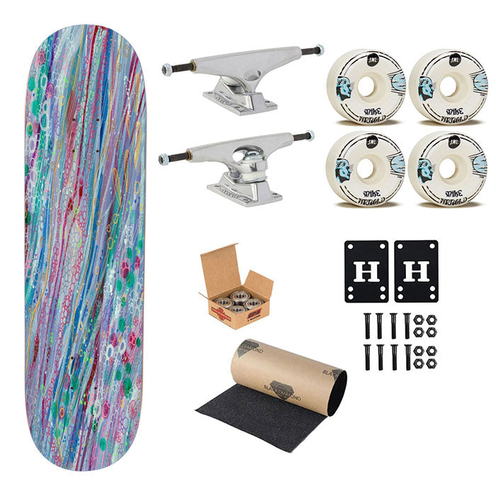 Socihoro Abstract Skateboard Complete Board 8.0" X 31.75"