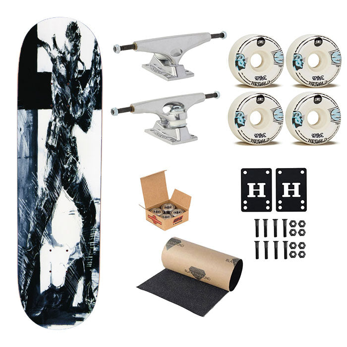 Solid Snake Metal Gear Solid Skateboard Complete Board 8.0" X 31.75"