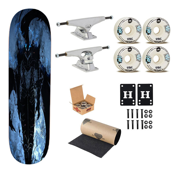 Solo Leveling Igris Skateboard Complete Board 8.0" X 31.75"