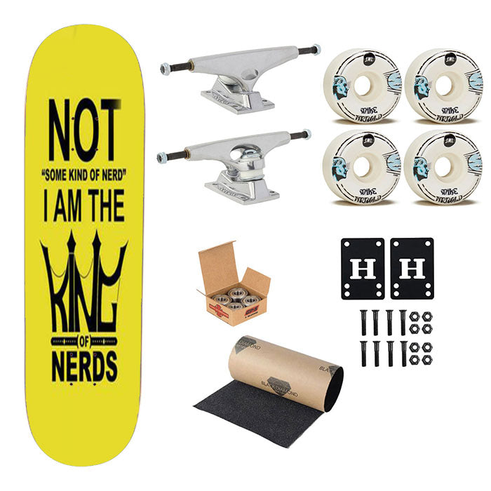 Some Kind Of Nerd Skateboard Complete Board 8.0" X 31.75"