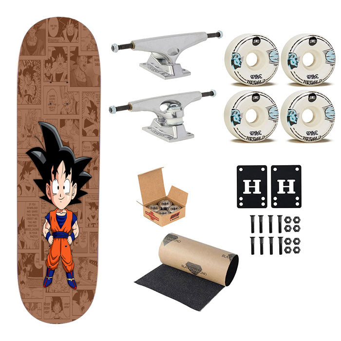 Son Goku Comic Skateboard Complete Board 8.0" X 31.75"