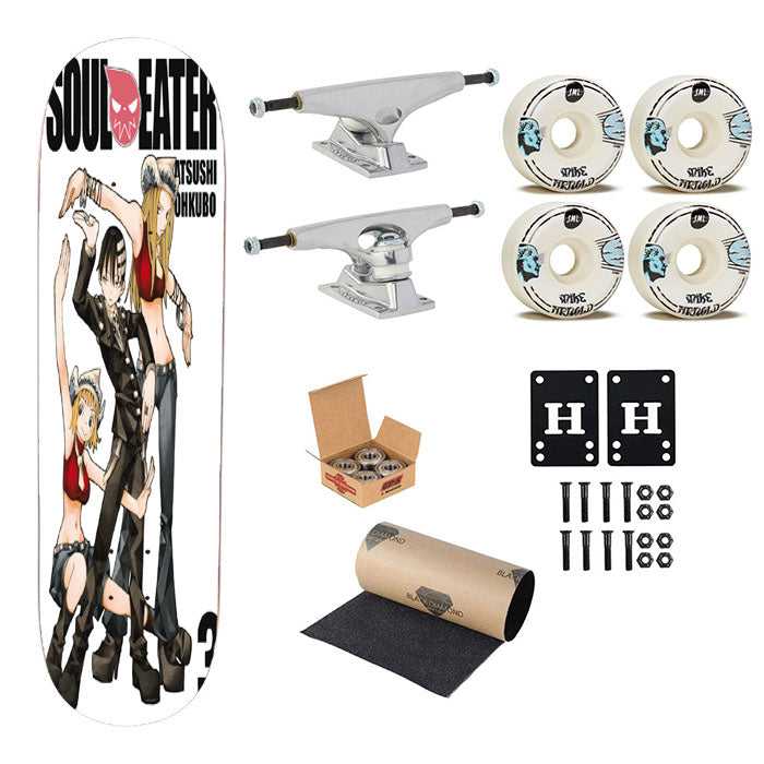 Soul Eater Family Skateboard Complete Board 8.0" X 31.75"