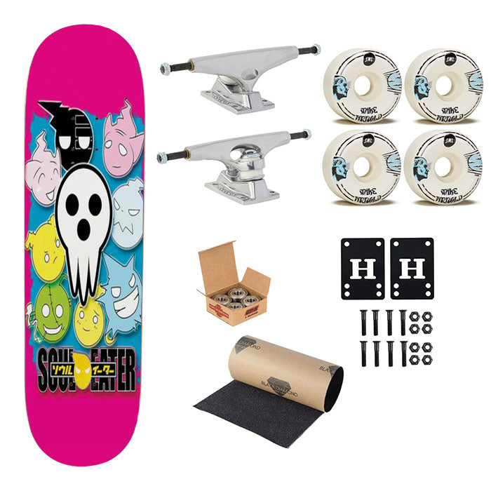 Soul Eater Funny Logo Skateboard Complete Board 8.0" X 31.75"