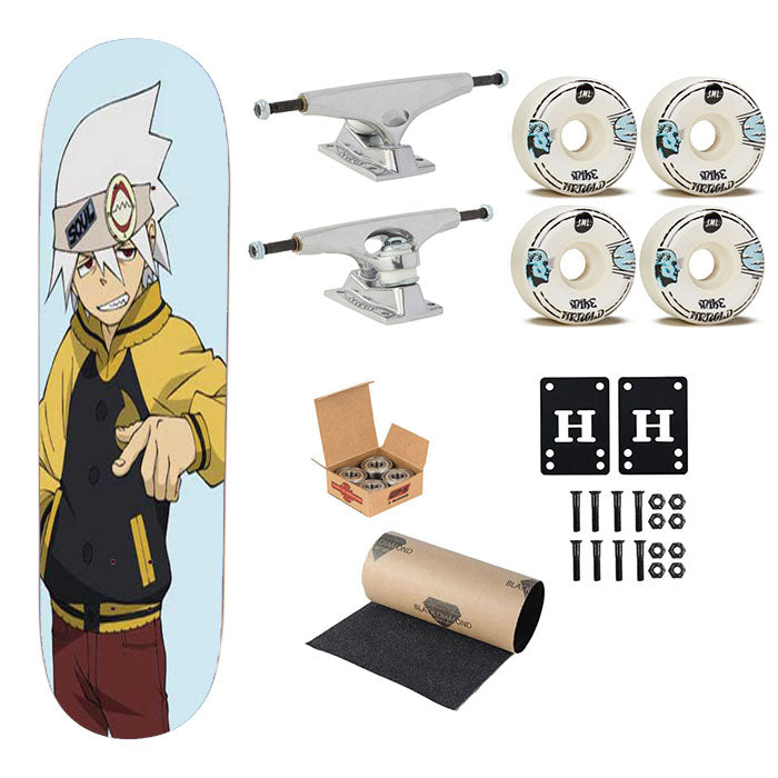 Soul Eater Jacket Skateboard Complete Board 8.0" X 31.75"