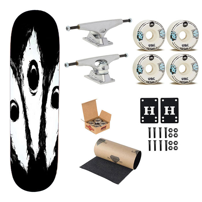 Soul Eater Symbol Skateboard Complete Board 8.0" X 31.75"