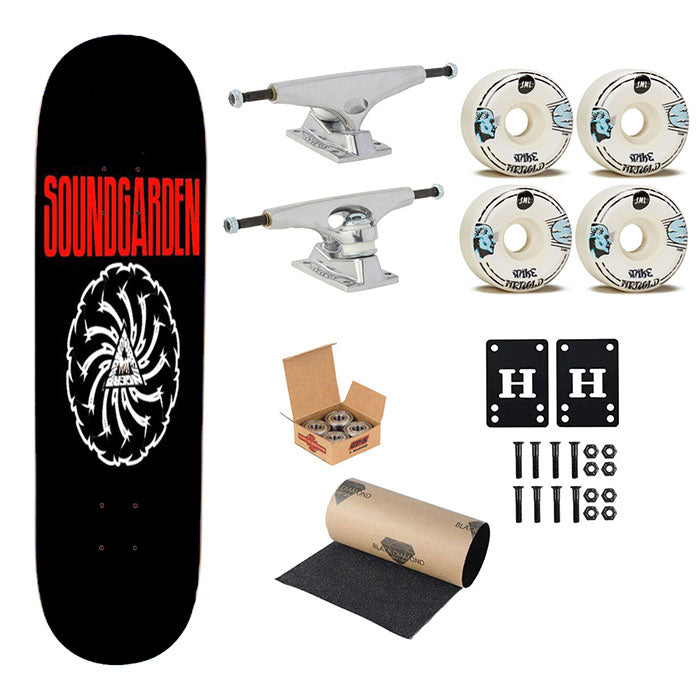 Soundgarden Logo Pearl Jam Nirvana Drunge Music Rock Heavy Chris Cornell Legend Skateboard Complete Board 8.0" X 31.75"