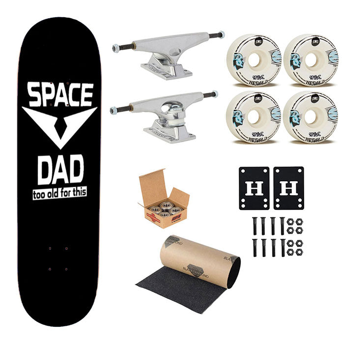Space Dad Voltron Tv Shows Tumblr Legendary Defender Animation Skateboard Complete Board 8.0" X 31.75"