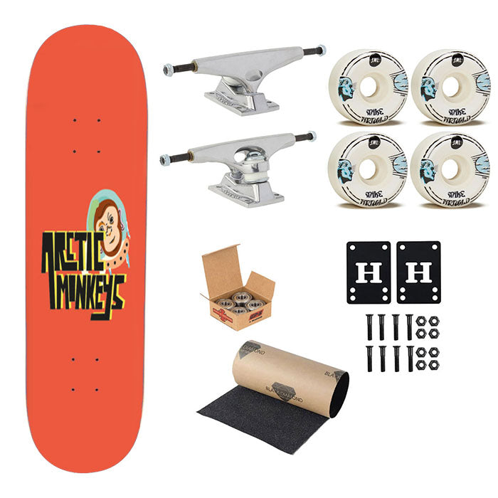 Space Monkey Skateboard Complete Board 8.0" X 31.75"