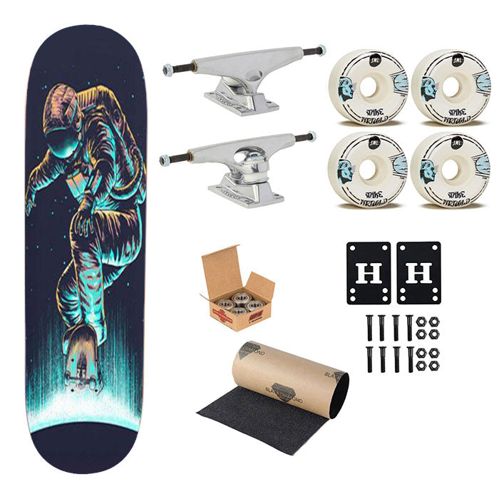 Space Skatter Skateboard Complete Board 8.0" X 31.75"