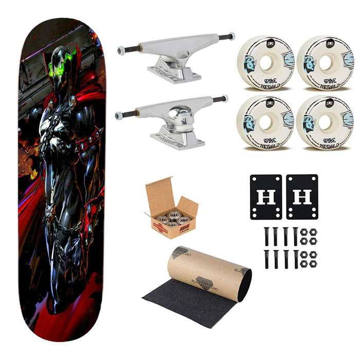 Spawn And Big Gun Skateboard Complete Board 8.0" X 31.75"