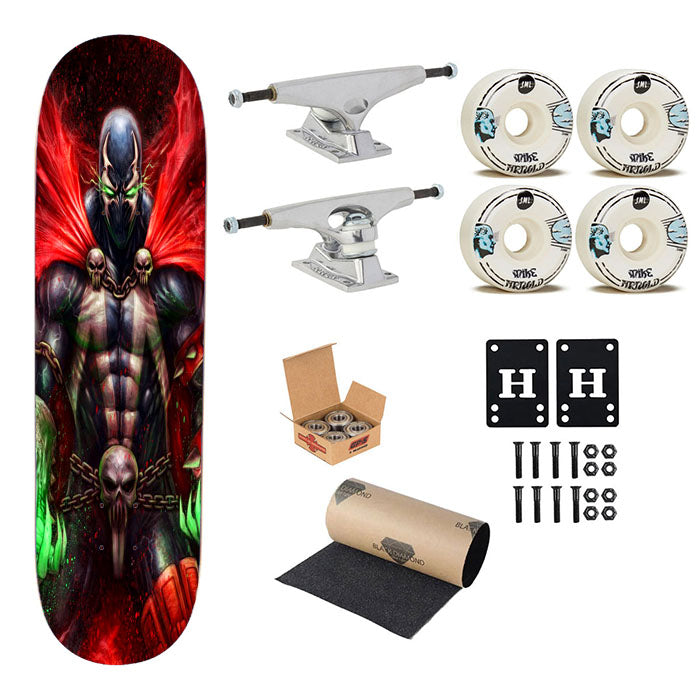 Spawn Digital Wallpaper Skateboard Complete Board 8.0" X 31.75"