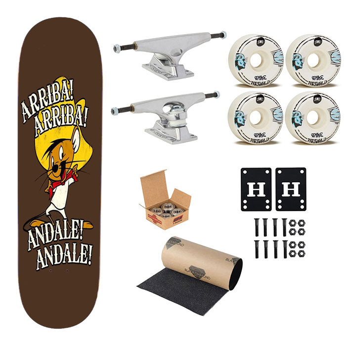 Speedy Gonzales Cartoon Skateboard Complete Board 8.0" X 31.75"