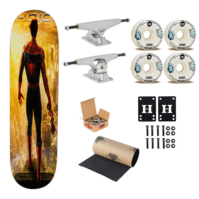 Spider Man Movie Cov Skateboard Complete Board 8.0" X 31.75"