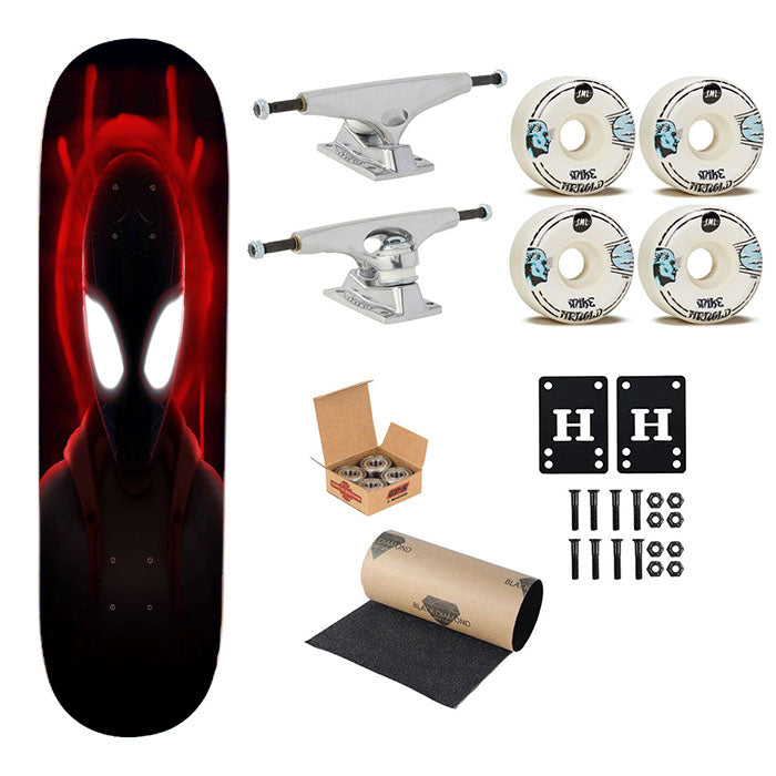 Spider Man Into The Spider Verse2 Skateboard Complete Board 8.0" X 31.75"