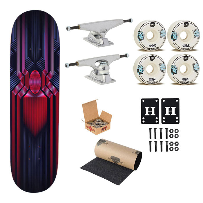 Spider Man Logo Homecoming Skateboard Complete Board 8.0" X 31.75"