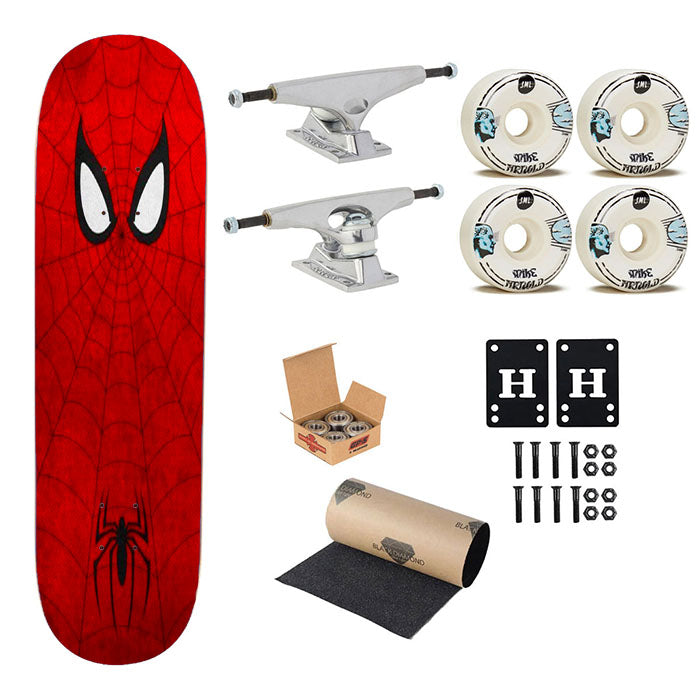 Spider Man Marvel Superhero Skateboard Complete Board 8.0" X 31.75"
