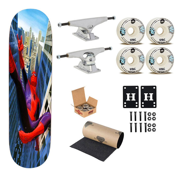 Spider Man Swing Skateboard Complete Board 8.0" X 31.75"